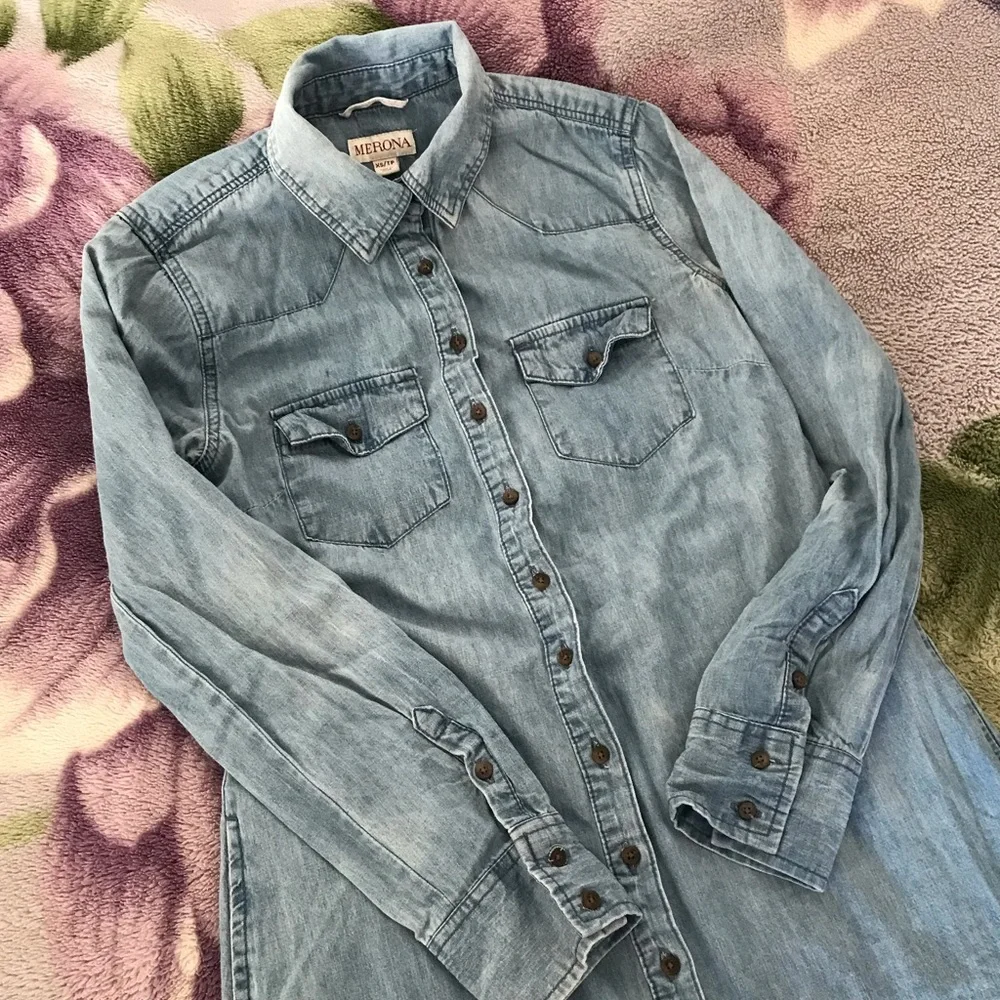 Merona Denim Shirt Dress
